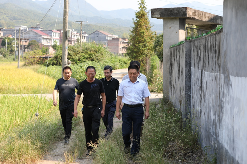 开云手机在线党委书记张格林赴高水村开展乡村振兴专题调研