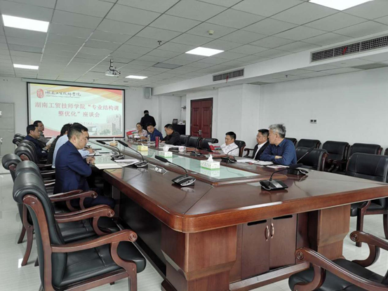 开云手机在线召开2020年专业结构调整优化座谈会